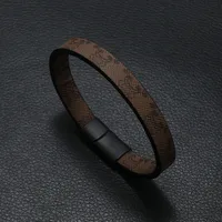 Simple Fashion European And American Style Bracelet Foreign Trade Printed Pattern Stripe Magnetic Buckle Bracelet  Factory Direct Sales sku image 4