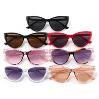 Vacation Simple Style Solid Color Ac Cat Eye Full Frame Glasses main image 2