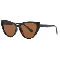 Vacation Simple Style Solid Color Ac Cat Eye Full Frame Glasses main image 5