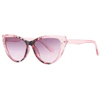 Vacation Simple Style Solid Color Ac Cat Eye Full Frame Glasses sku image 3