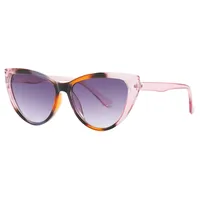 Vacation Simple Style Solid Color Ac Cat Eye Full Frame Glasses sku image 6