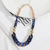 Vintage Style Classic Style Geometric Resin Iron Unisex Necklace sku image 2
