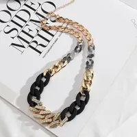 Vintage Style Classic Style Geometric Resin Iron Unisex Necklace main image 4