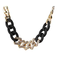 Vintage Style Classic Style Geometric Resin Iron Unisex Necklace main image 5