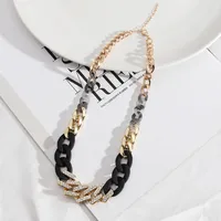 Vintage Style Classic Style Geometric Resin Iron Unisex Necklace sku image 1