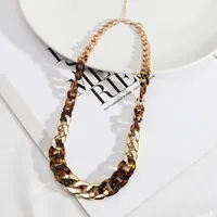 Vintage Style Classic Style Geometric Resin Iron Unisex Necklace sku image 4