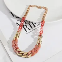 Vintage Style Classic Style Geometric Resin Iron Unisex Necklace sku image 3
