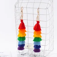 Colorful Tassel DIY Tassel Bag Pendant Keychain Car Pendant Decorative Accessories Factory Direct Supply main image 1
