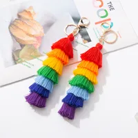 Colorful Tassel DIY Tassel Bag Pendant Keychain Car Pendant Decorative Accessories Factory Direct Supply main image 2