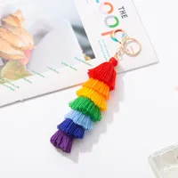 Colorful Tassel DIY Tassel Bag Pendant Keychain Car Pendant Decorative Accessories Factory Direct Supply main image 3