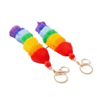 Colorful Tassel DIY Tassel Bag Pendant Keychain Car Pendant Decorative Accessories Factory Direct Supply main image 5