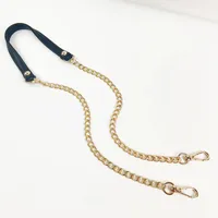 Pu Leather Metal Solid Color Bag Chain main image 1