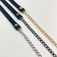 Pu Leather Metal Solid Color Bag Chain main image 2