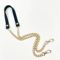 Pu Leather Metal Solid Color Bag Chain sku image 2
