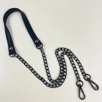 Pu Leather Metal Solid Color Bag Chain sku image 4
