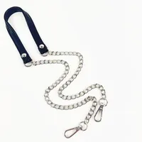 Pu Leather Metal Solid Color Bag Chain sku image 5