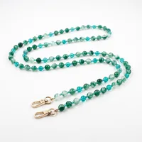 Beaded Arylic Zinc Alloy Geometric Bag Chain main image 5