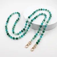 Beaded Arylic Zinc Alloy Geometric Bag Chain main image 3