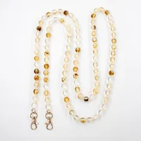 Beaded Arylic Zinc Alloy Geometric Bag Chain sku image 9