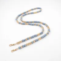 Beaded Arylic Zinc Alloy Geometric Bag Chain sku image 4