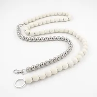 Beaded Arylic Zinc Alloy Geometric Bag Chain sku image 11