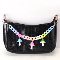 Arylic Alloy Flower Mushroom Bag Strap main image 1
