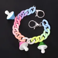Arylic Alloy Flower Mushroom Bag Strap main image 3