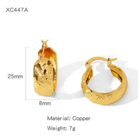 1 Pair Basic Heart Shape Plating Copper Ear Studs sku image 3