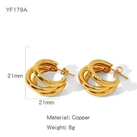 1 Pair Basic Heart Shape Plating Copper Ear Studs sku image 2