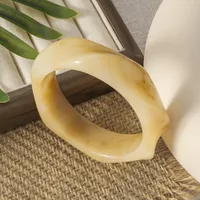 Vintage Style Irregular Resin Women's Bangle main image 4