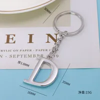 1 Piece Fashion Letter Alloy Unisex Keychain sku image 19
