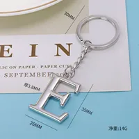 1 Piece Fashion Letter Alloy Unisex Keychain sku image 25