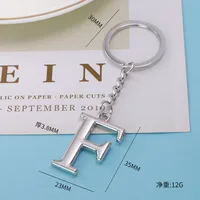 1 Piece Fashion Letter Alloy Unisex Keychain sku image 22