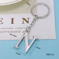 1 Piece Fashion Letter Alloy Unisex Keychain sku image 21