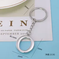 1 Piece Fashion Letter Alloy Unisex Keychain sku image 13