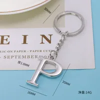 1 Piece Fashion Letter Alloy Unisex Keychain sku image 9