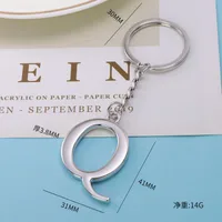 1 Piece Fashion Letter Alloy Unisex Keychain sku image 16