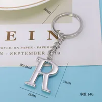 1 Piece Fashion Letter Alloy Unisex Keychain sku image 5