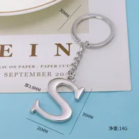 1 Piece Fashion Letter Alloy Unisex Keychain sku image 23