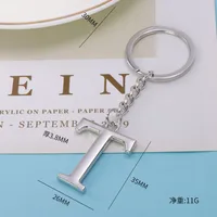 1 Piece Fashion Letter Alloy Unisex Keychain sku image 4