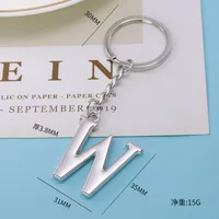 1 Piece Fashion Letter Alloy Unisex Keychain sku image 17