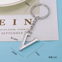 1 Piece Fashion Letter Alloy Unisex Keychain sku image 27