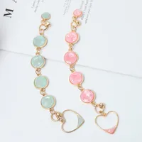 Metal Heart Shape Cute Modern Style Mobile Phone Chain Phone Cases main image 2