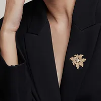 Elegant Luxurious Maple Leaf Alloy Women's Brooches main image 4