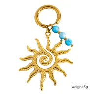 1 Piece IG Style Elegant Sweet Geometric Flower Daisy 304 Stainless Steel 14K Gold Plated Drop Earrings sku image 12
