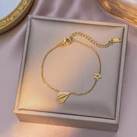 Vacation Simple Style Solid Color Titanium Steel Women's Bracelets Necklace main image 4