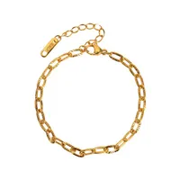 Simple Style Solid Color Titanium Steel Plating Women's Bracelets Necklace main image 5