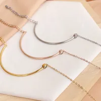 Simple Style Geometric Titanium Steel Zircon Women's Bracelets main image 2