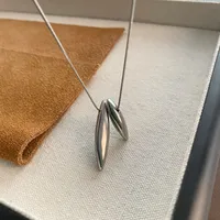 Simple Style Classic Style Commute Solid Color Titanium Steel Unisex Pendant Necklace main image 4