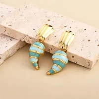 1 Pair Vintage Style Classic Style Geometric Plating 304 Stainless Steel Drop Earrings Earrings Ear Studs sku image 6